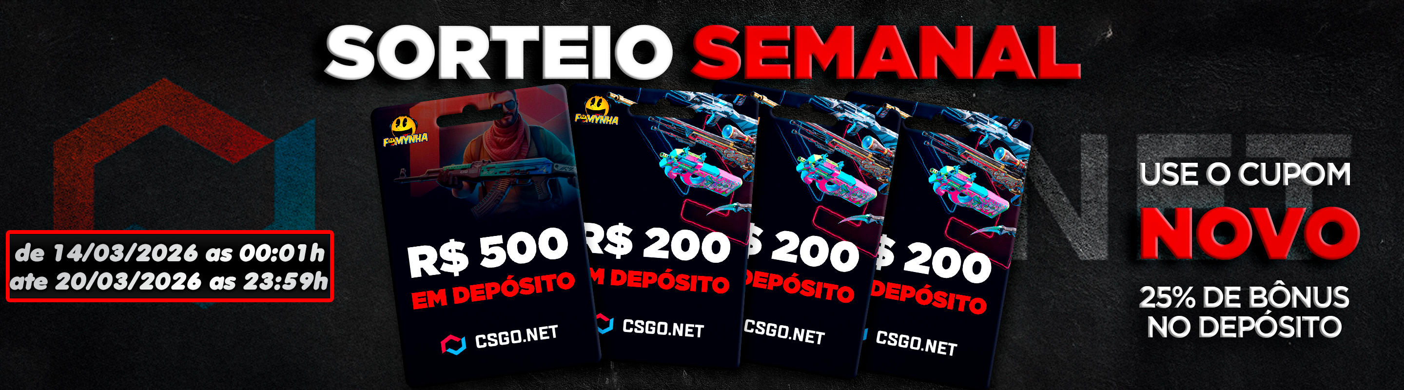 Banner SORTEIO SEMANAL 035